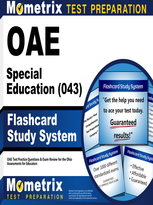 Cover image for OAE Special Education (043) Flashcard Study System